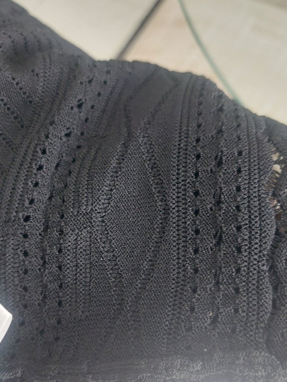 John & Jenn Black Cobra Shimmer Knit Midi Dress EUC - Picture 4 of 6